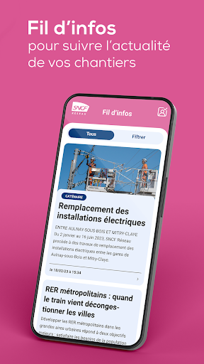 Info travaux IDF : SNCF RÉSEAU Screen 3