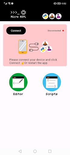 Micro REPL - MicroPython IDE Screen 2