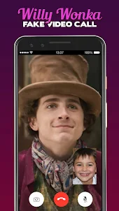 Fake Video Call Willy Wonka