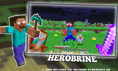 Mods Herobrine to Minecraft PE