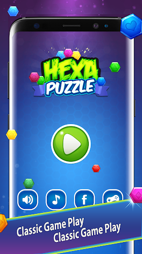 Android application Block Hexa Puzzle screenshort