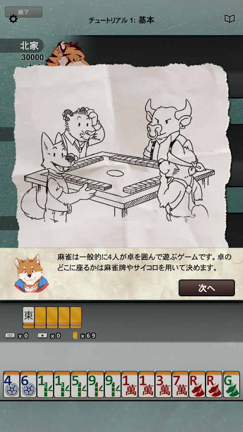 ケモノ麻雀 - Kemono Mahjongのおすすめ画像2