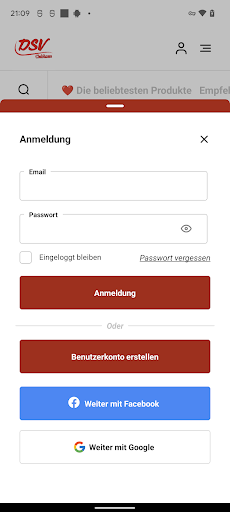 DSV Clubhaus Screen 2