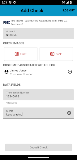 ITX Remote Deposit Screenshot 4 - AppWisp.com