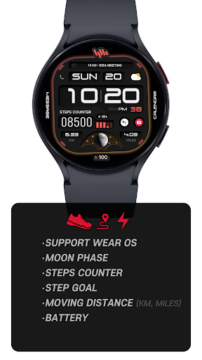 SamWatch Digital VIII Screen 2