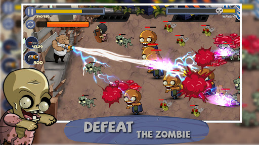 Android application Running zombie Attack Games screenshort
