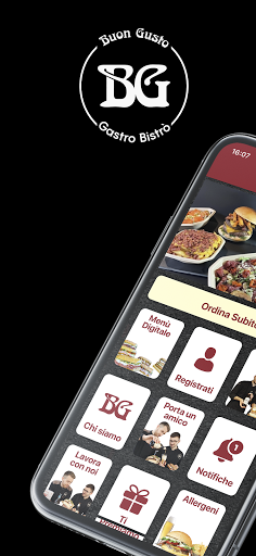 Android application Buon Gusto screenshort