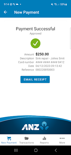 ANZ FastPay Tap Screen 3