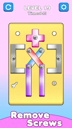 Screw Nuts & Bolts Pin Puzzle - Screenshot 1