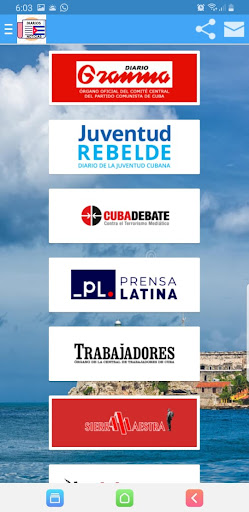 Diarios de Cuba Screen 2