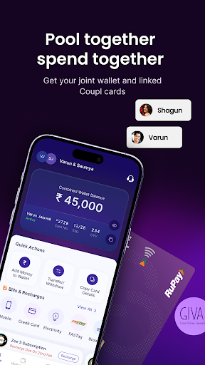 Coupl: Shared Banking Screen 3