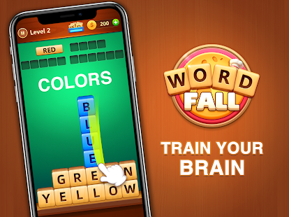 Word Fall - Brain training search word puzzle game 3.3.0 Screenshots 14