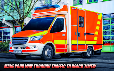 Ambulance Van Drive Rescue Van