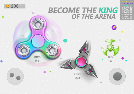 Fidget Spinner .io Realtime Multiplayer Battles