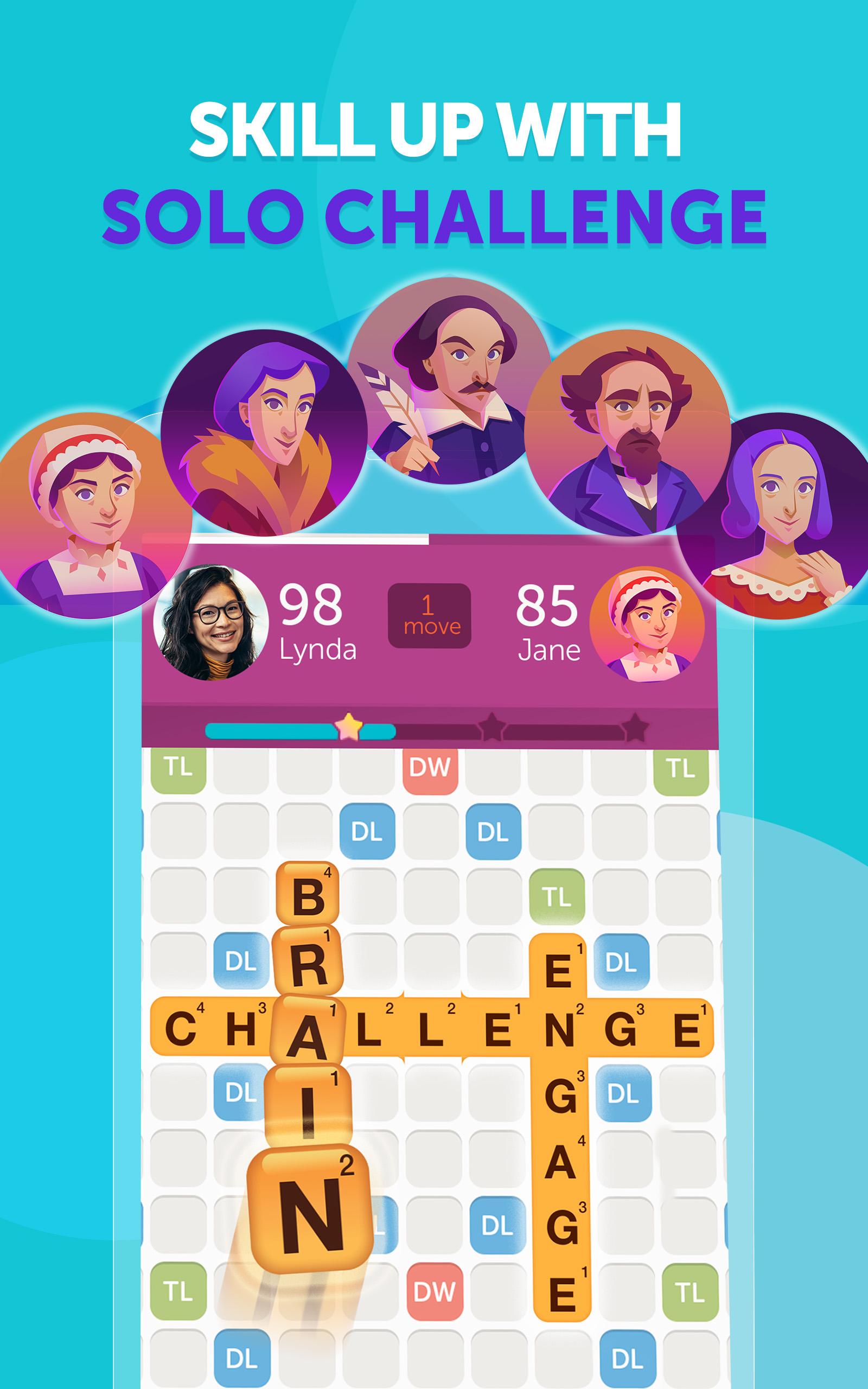 Android application Words With Friends Crosswords screenshort