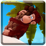 Funny Monkey Banana Palm LWP icon