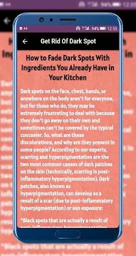 How to get rid of dark spots