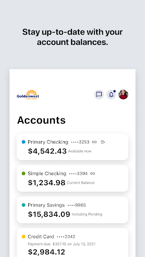 Goldenwest Mobile Banking Screen 3