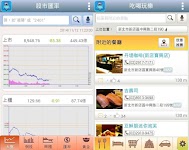 screenshot of 生活行(台鐵公車發票樂透電影國道天氣)VoiceGO