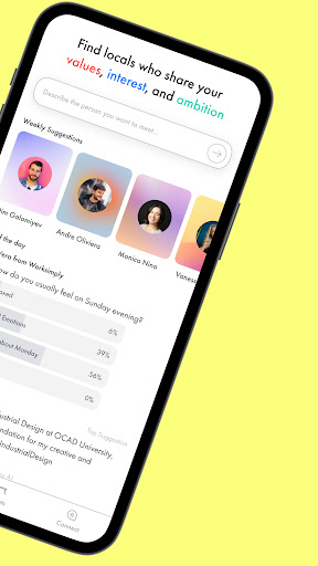 Worksimply - Meet new people Screen 2