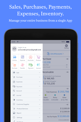Screenshot of Accounting Bookkeeping