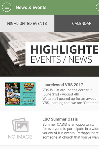 Laurelwood Baptist Church Screen 2