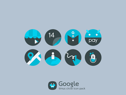 Timus Circle Dark Icon Pack APK [PAID] Download for Android 3