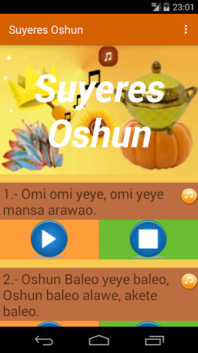 Android application Suyeres Oshun screenshort