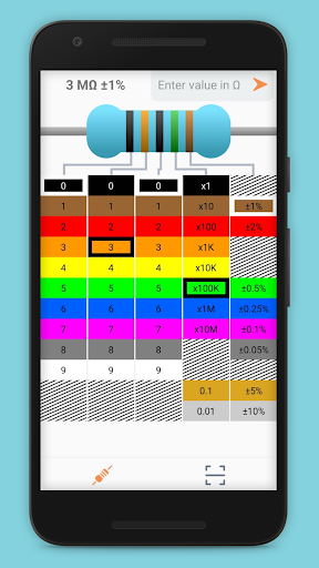 Resistor Scanner (beta) Screen 3