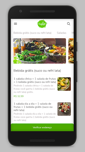Android application Deguste Salada screenshort