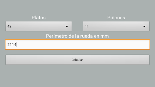 Bike Gear Calculator