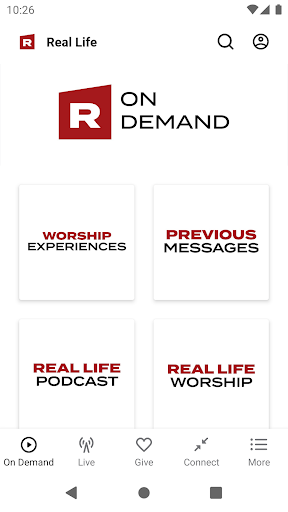 Android application Real Life screenshort