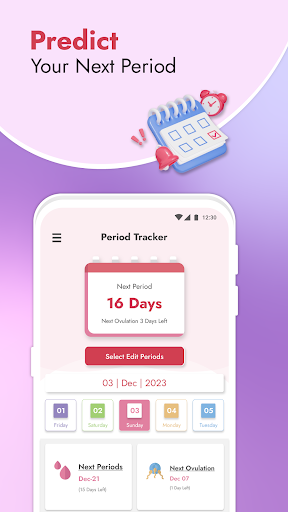Ovulation and Period Tracker Screenshot 2 - AppWisp.com