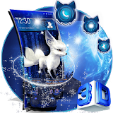 3d cute tailed fox theme icon