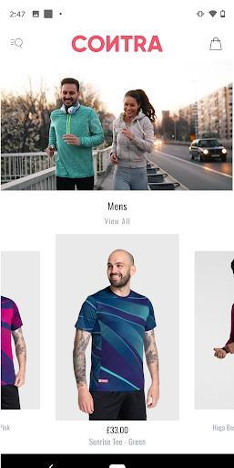 Android application CONTRA screenshort