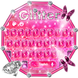 Stylish Shiny pink Glitter Keypad icon