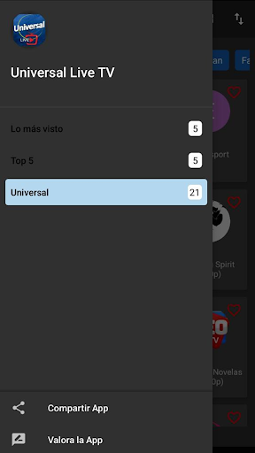 Universal Live TV Screenshot 2 - AppWisp.com