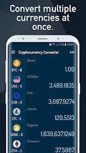 Cryptocurrency Converter - Exc