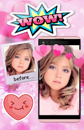 Heart Crown Photo Editor Filters Stickers