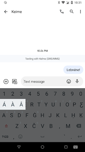 Lebnéne - Lebanese Keyboard Screen 2