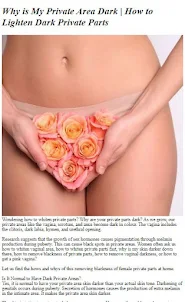 How to Whiten Vagina Naturally