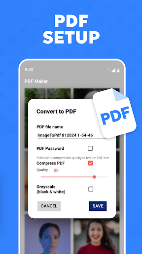 Screenshot PDF converter - JPG to PDF