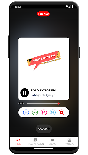 Solo Exitos FM Screen 3