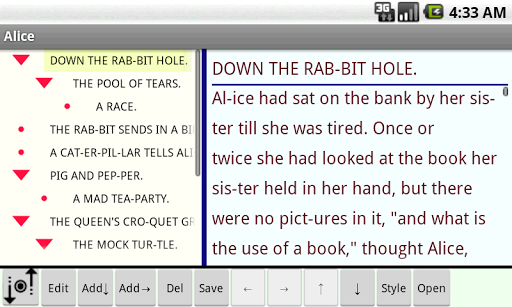 Halna Outliner free Screen 2