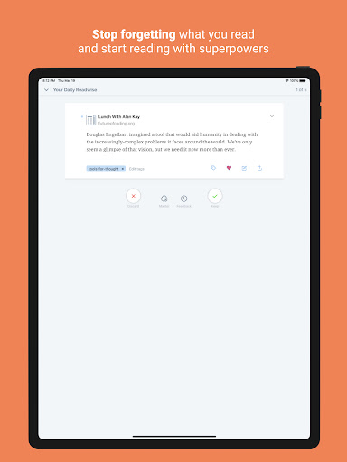 Screenshot of Readwise