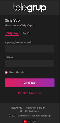 Android application Telegrup screenshort