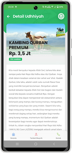 E-Qurban  LAZISNU Kab. Tegal