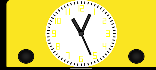 Android application Analog alarm clock hfa screenshort