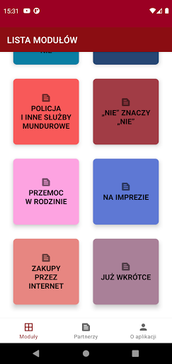 Android application LEXmaster screenshort