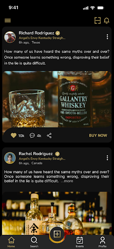 Android application Sipn Bourbon screenshort